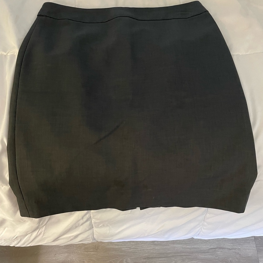 Gray Suit Skirt